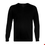Espionage V Neck Pullover - black